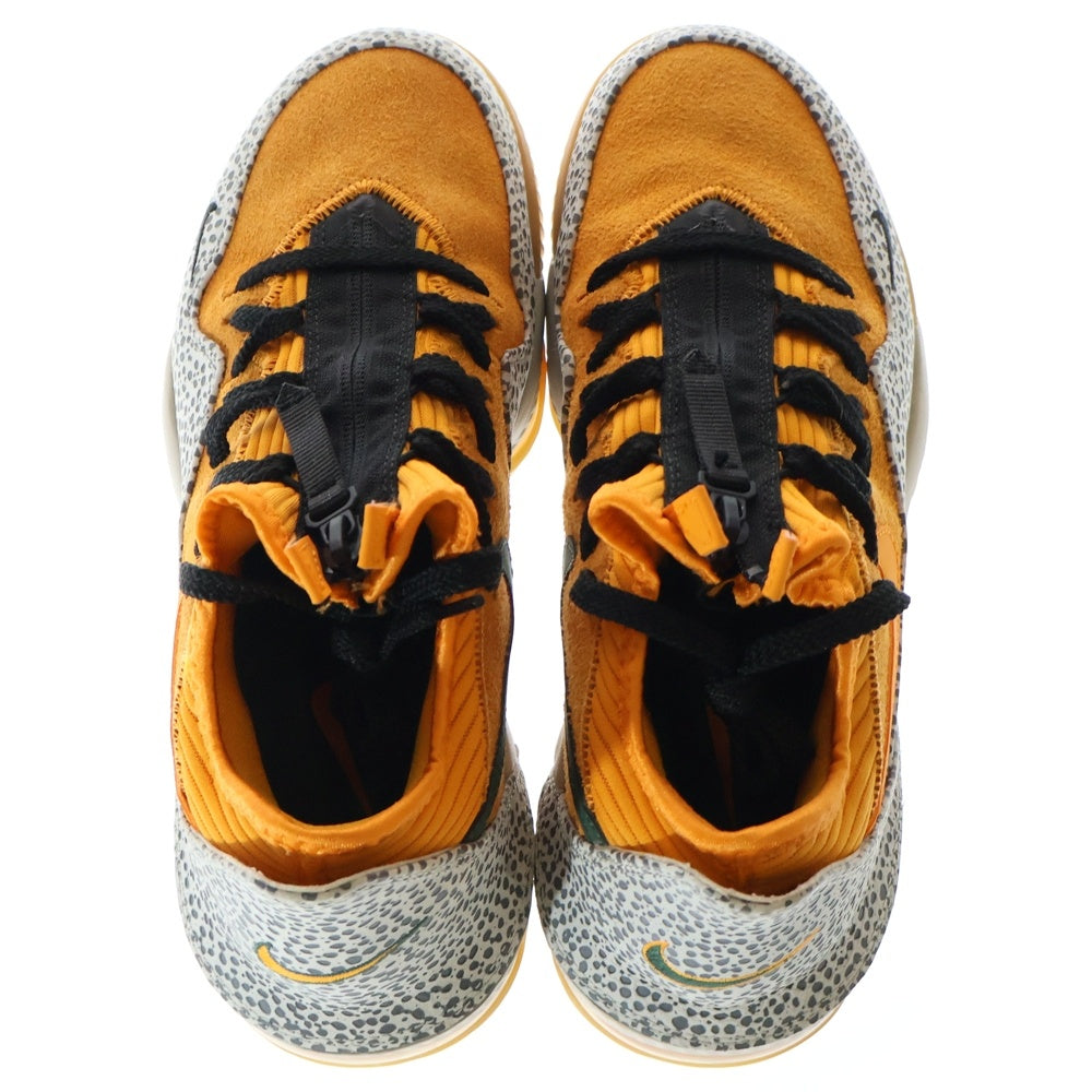 NIKE(ナイキ) ×ATMOS LEBRON 16 LOW SAFARI アトモス レブロン16 サファリ ローカットスニーカー オレンジ US8/26cm CD9471-800