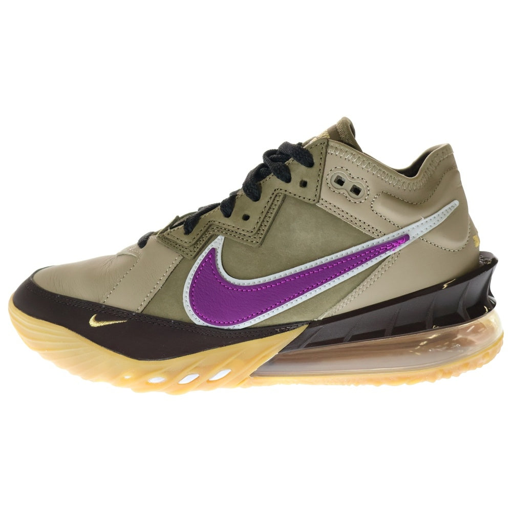 NIKE(ナイキ) ×ATMOS LEBRON 18 LOW NRG VIOTECH アトモス レブロン18 バイオテック ローカットスニーカー ブラウン US8.5/26.5cm CW3153-200