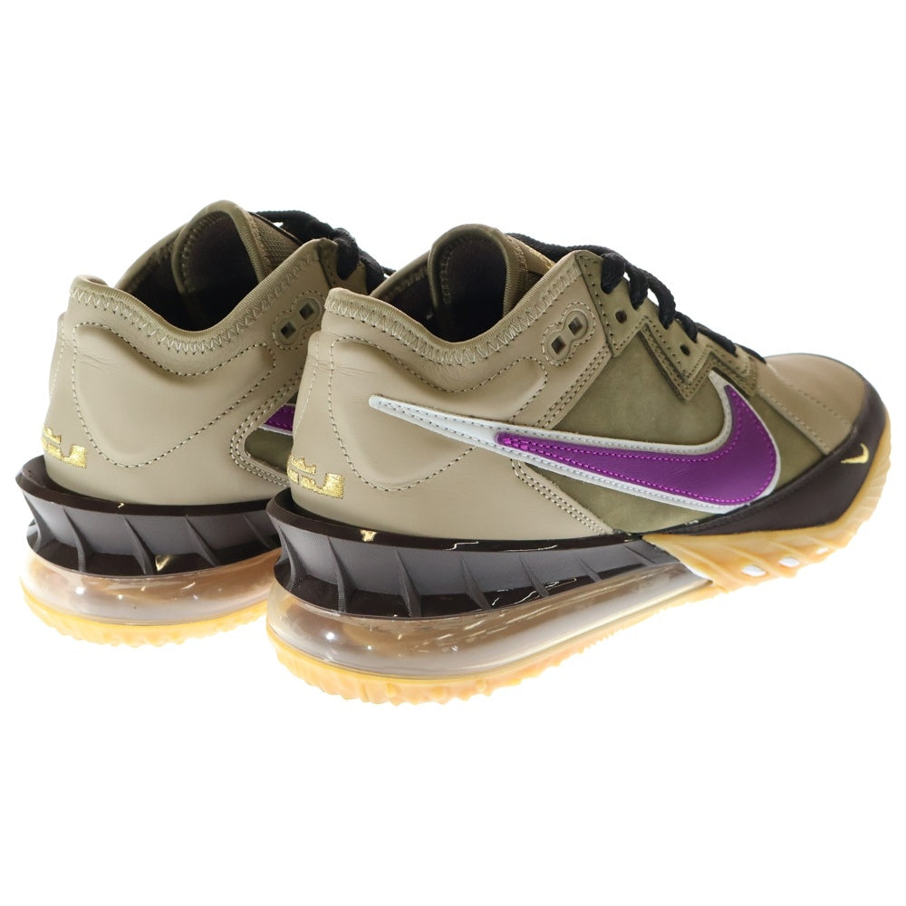 NIKE(ナイキ) ×ATMOS LEBRON 18 LOW NRG VIOTECH アトモス レブロン18 バイオテック ローカットスニーカー ブラウン US8.5/26.5cm CW3153-200