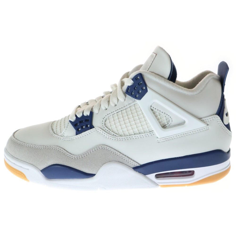 NIKE SB(ナイキエスビー) AIR JORDAN 4 RETRO SP エアジョーダン 4 レトロ ハイカットスニーカー ホワイト/ネイビー US8/26cm DR5415-100