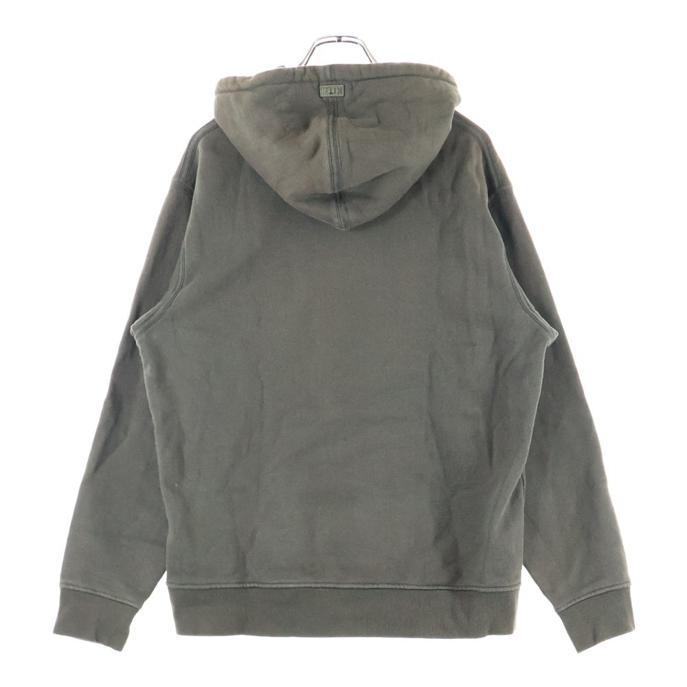 KITH(キス) SPLINTERED LOGO HOODIE スプリンタードロゴプリント プルオーバースウェットパーカー フーディ ブラウン KH2296