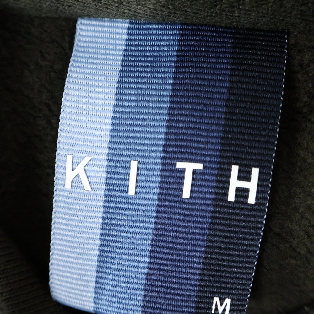 KITH(キス) SPLINTERED LOGO HOODIE スプリンタードロゴプリント プルオーバースウェットパーカー フーディ ブラウン KH2296
