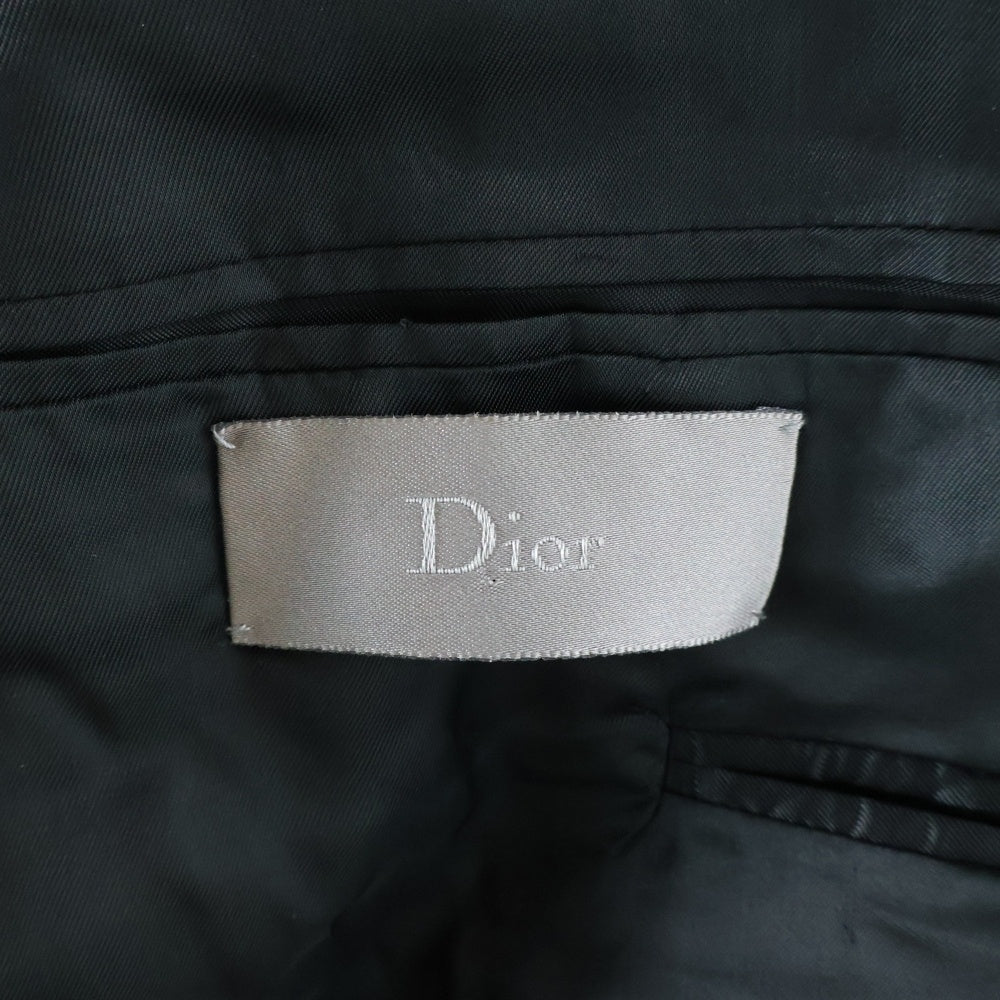 Dior HOMME(ディオールオム) 07AW エディ期 イタリア製 ウール シングル テーラードジャケット ブラック 7H3170080325