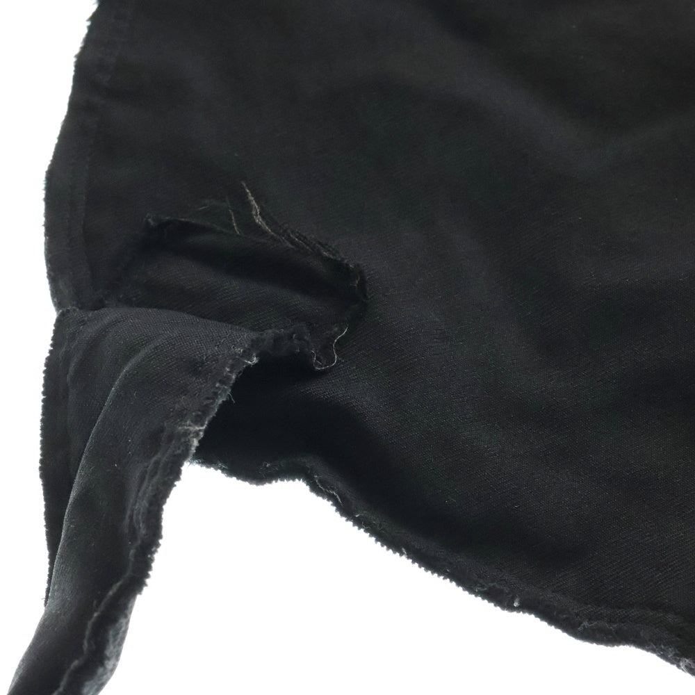 BLACK COMME des GARCONS(ブラックコムデギャルソン) 19SS AD2020 ポリ縮絨 サスペンダー付き ハーネス ブラック 1C-V003