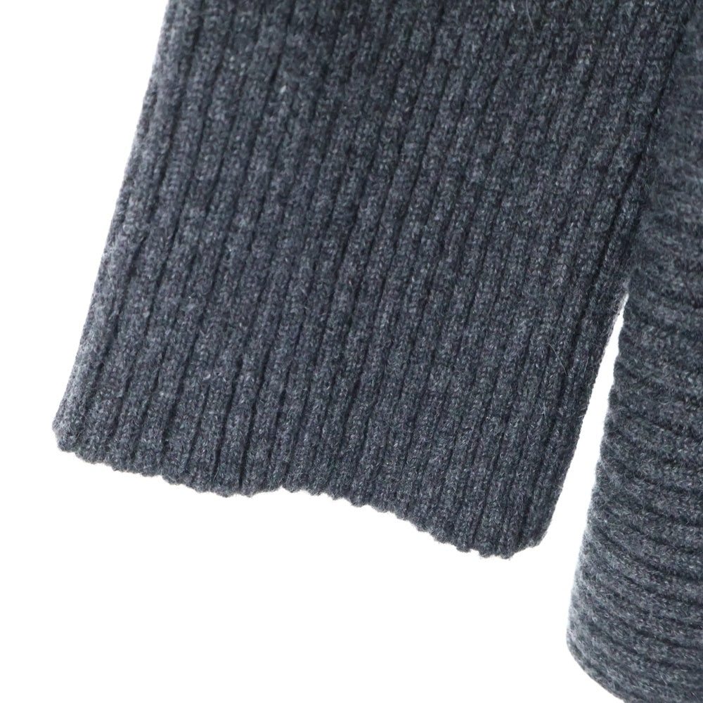 NUMBER (N)INE(ナンバーナイン) 06AW NOIR期 カシミヤニット フーデッドセーター グレー F06-NK012