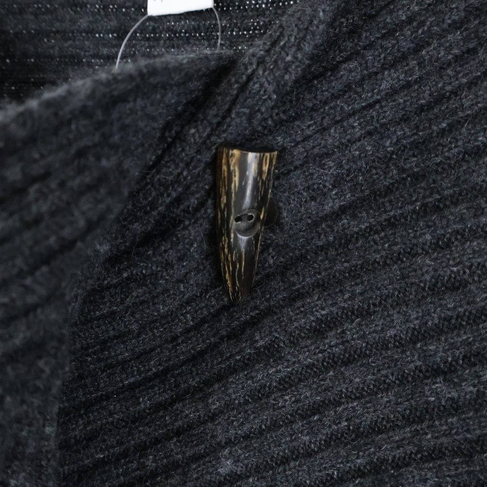 NUMBER (N)INE(ナンバーナイン) 06AW NOIR期 カシミヤニット フーデッドセーター グレー F06-NK012