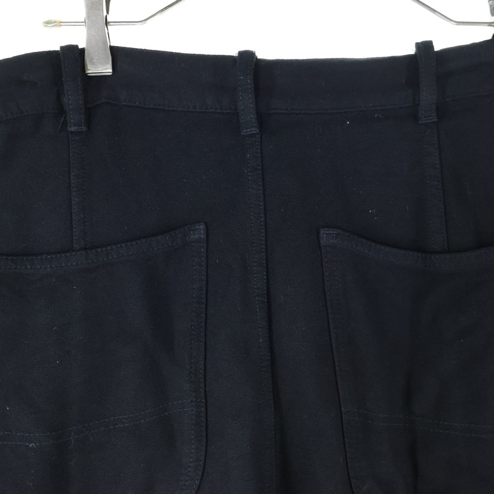 COMME des GARCONS HOMME PLUS(コムデギャルソンオムプリュス) 08SS AD2007 レーヨン サルエル ショートパンツ ブラック PA-P026