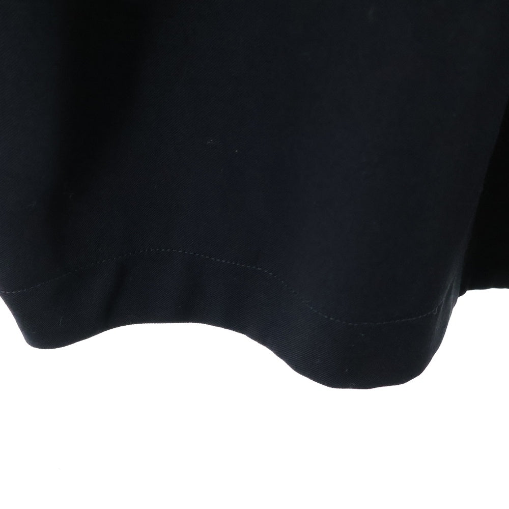 COMME des GARCONS(コムデギャルソン) 15SS AD2014 ウエストカットオフデザイン ウール サロペット ブラック GO-U004