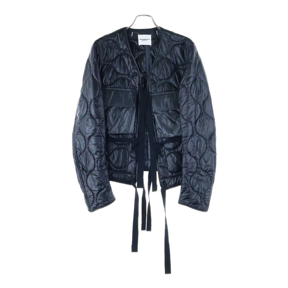 TAKAHIROMIYASHITA The SoloIst.(タカヒロミヤシタザソロイスト) 17AW レザー切替 キルティング ライナージャケット ブラック sj.0025AW17