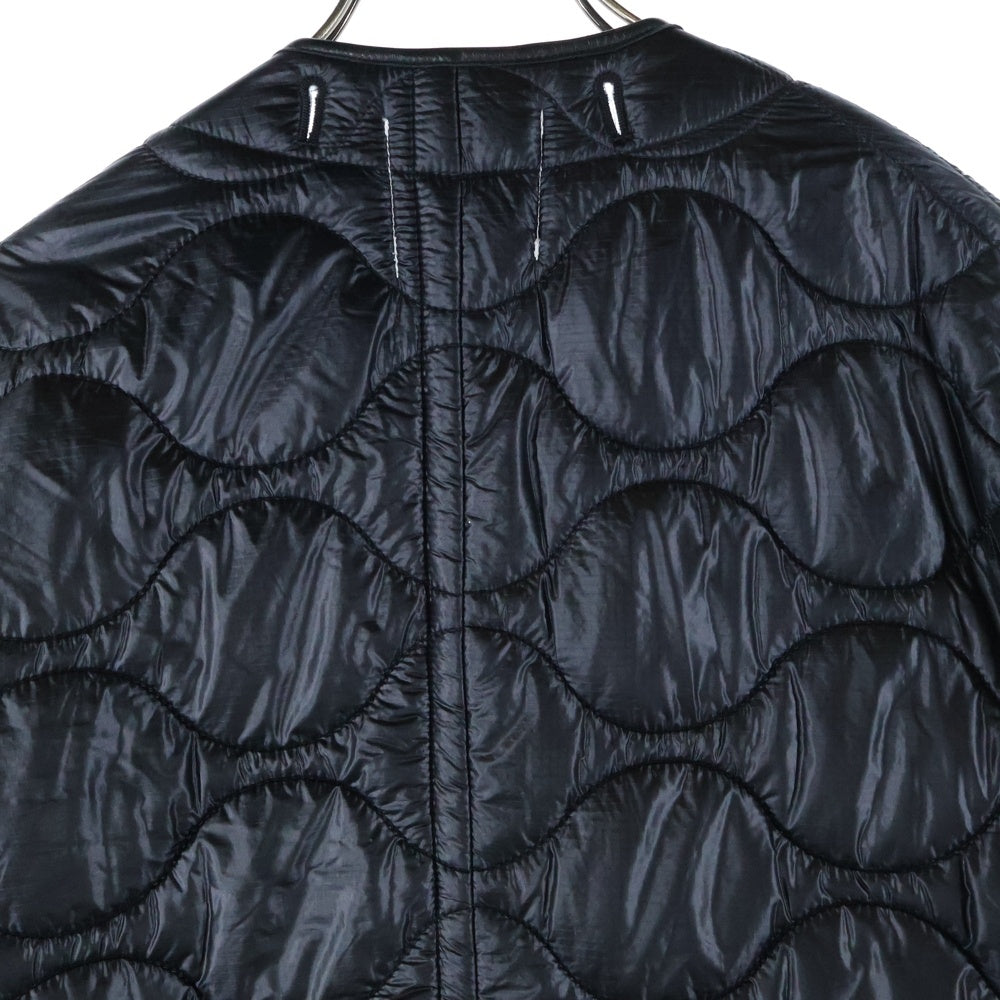 TAKAHIROMIYASHITA The SoloIst.(タカヒロミヤシタザソロイスト) 17AW レザー切替 キルティング ライナージャケット ブラック sj.0025AW17