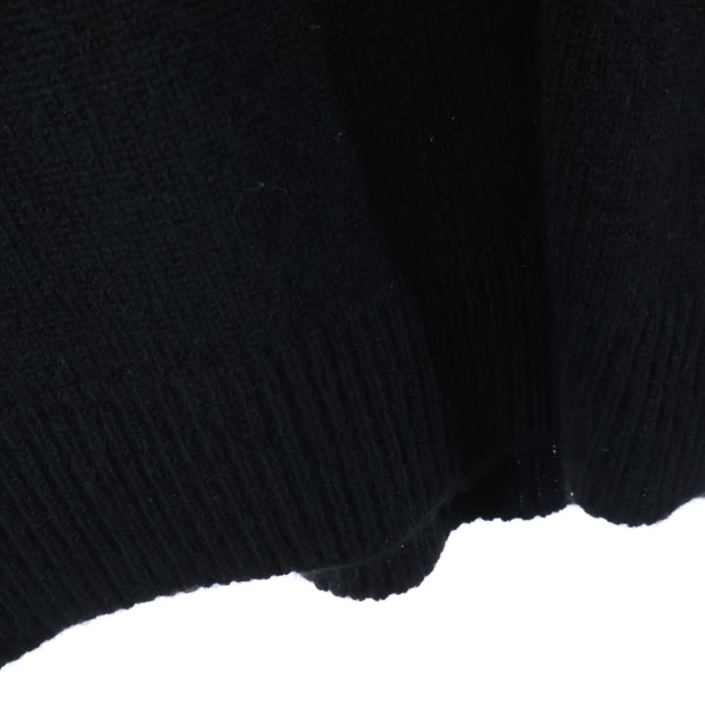 NUMBER (N)INE(ナンバーナイン) 06AW NOIR期 カシミヤ クルーネック ニット セーター ブラック F06-NK007
