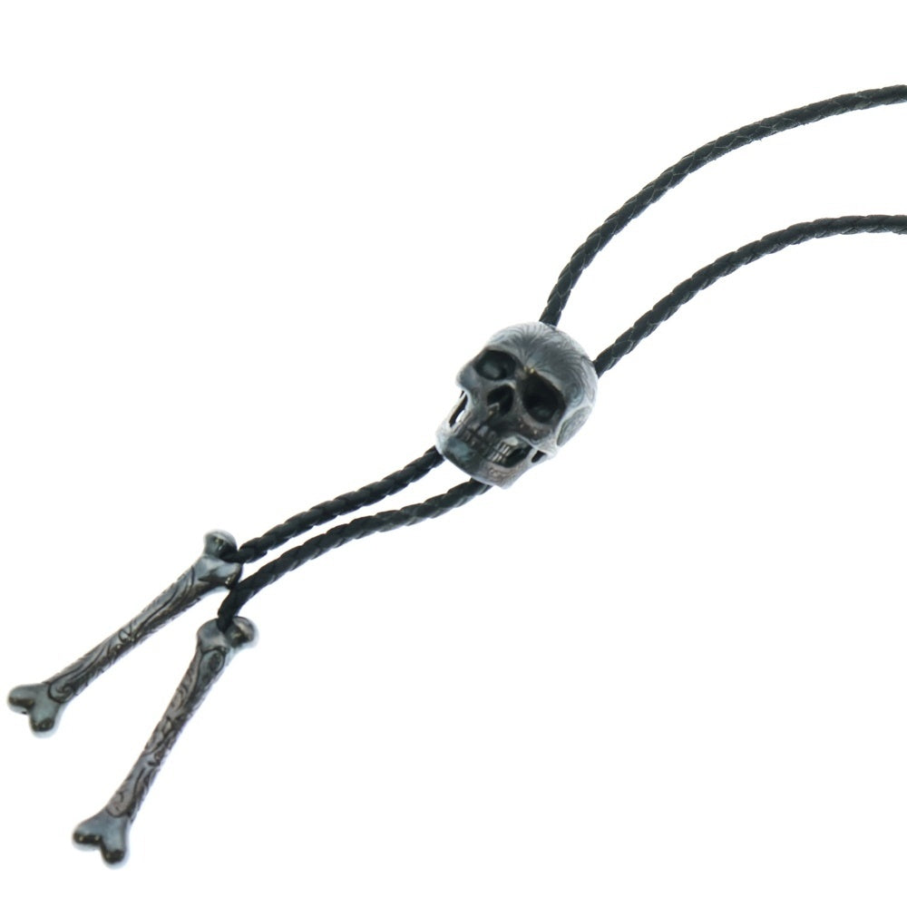 NUMBER (N)INE(ナンバーナイン) ×MAGICAL DESIGN マジカルデザイン スカルモチーフ ループタイ ネックレス ブラック/シルバー NM-F7007