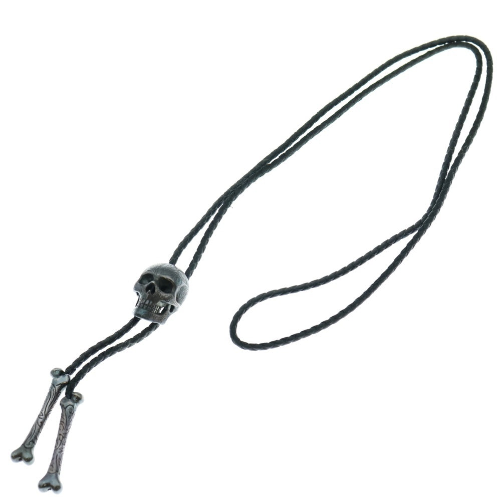 NUMBER (N)INE(ナンバーナイン) ×MAGICAL DESIGN マジカルデザイン スカルモチーフ ループタイ ネックレス ブラック/シルバー NM-F7007