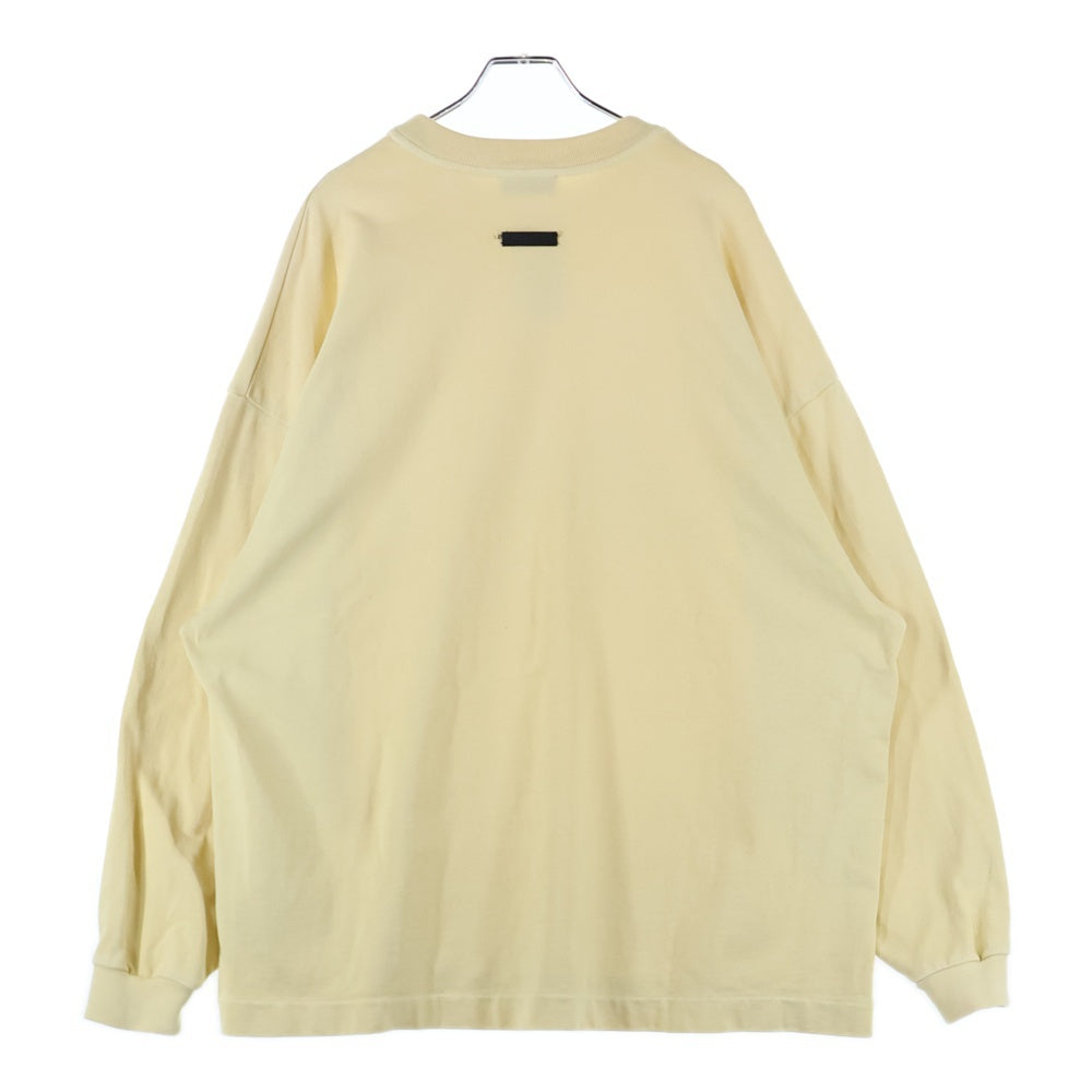 FEAR OF GOD(フィアオブゴッド) AIRBRUSH 8 SS TEE エアブラシ ビックシルエット オーバーサイズ クルーネック コットン 半袖Tシャツ カットソー イエロー