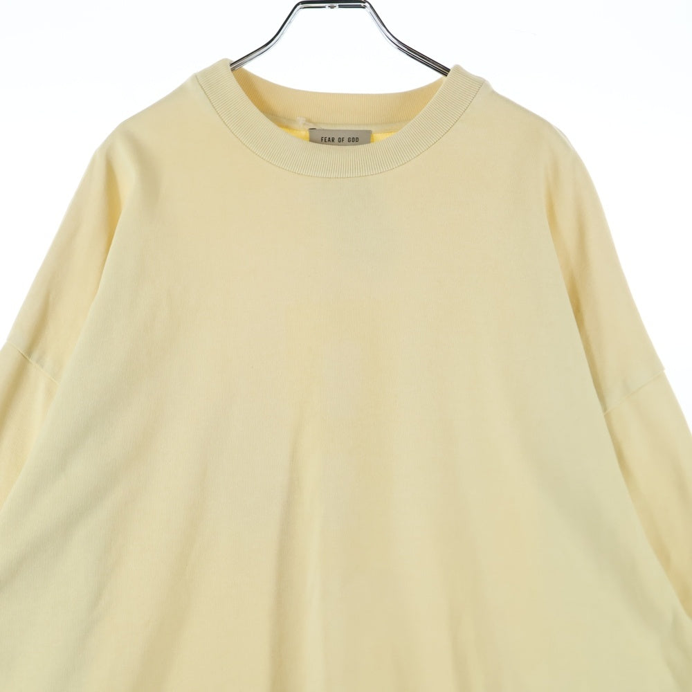 FEAR OF GOD(フィアオブゴッド) AIRBRUSH 8 SS TEE エアブラシ ビックシルエット オーバーサイズ クルーネック コットン 半袖Tシャツ カットソー イエロー