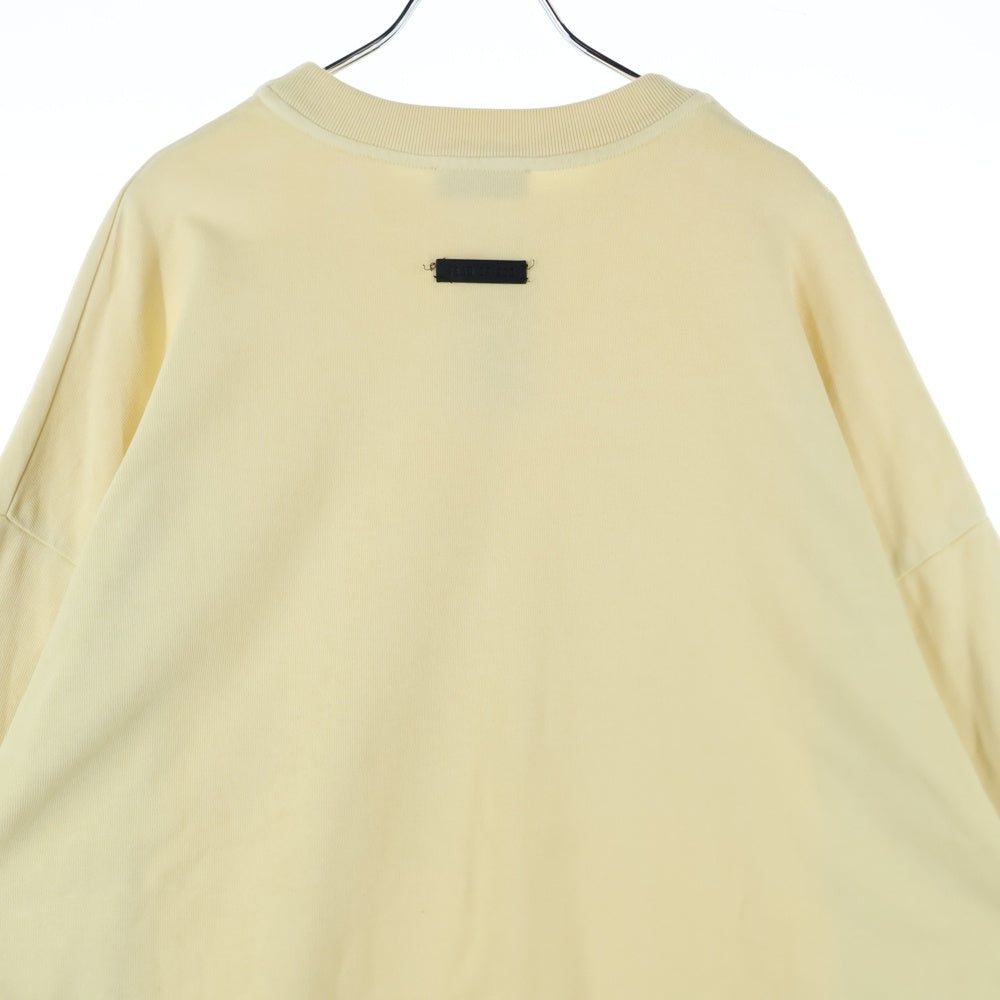 FEAR OF GOD(フィアオブゴッド) AIRBRUSH 8 SS TEE エアブラシ ビックシルエット オーバーサイズ クルーネック コットン 半袖Tシャツ カットソー イエロー