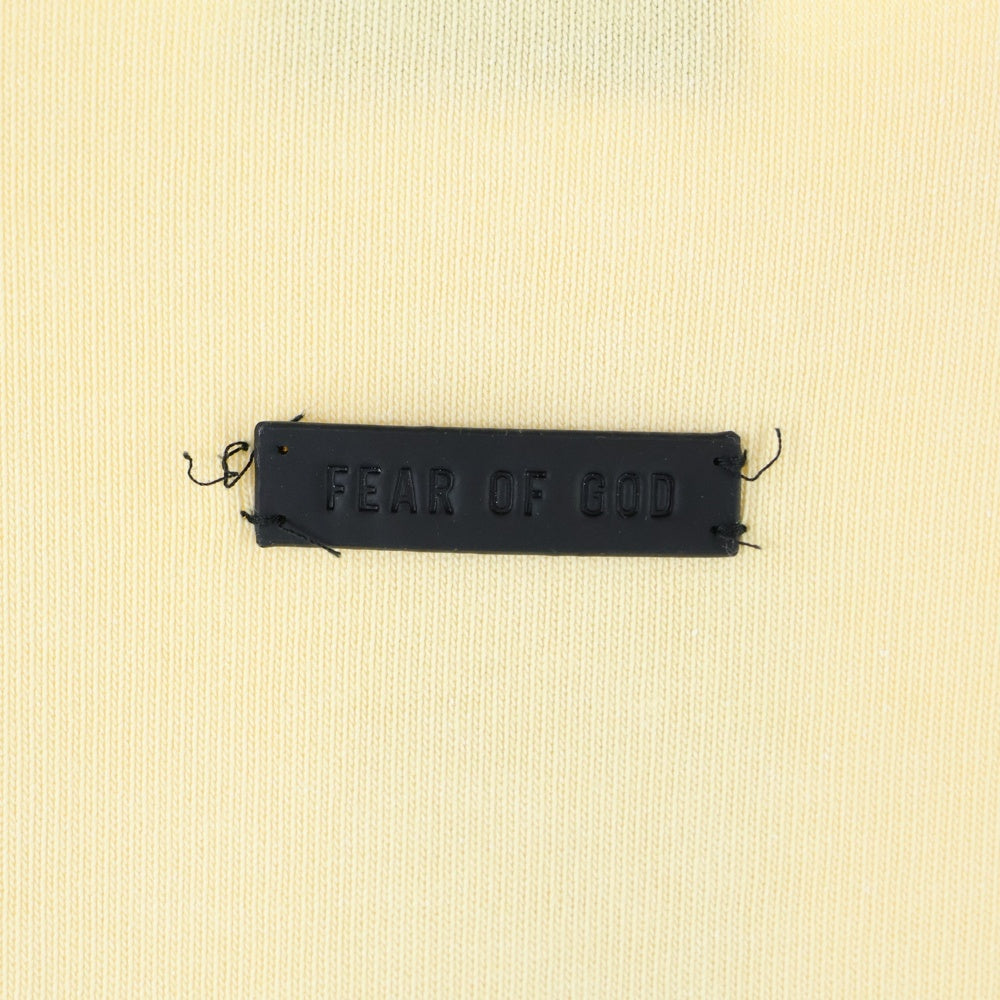 FEAR OF GOD(フィアオブゴッド) AIRBRUSH 8 SS TEE エアブラシ ビックシルエット オーバーサイズ クルーネック コットン 半袖Tシャツ カットソー イエロー