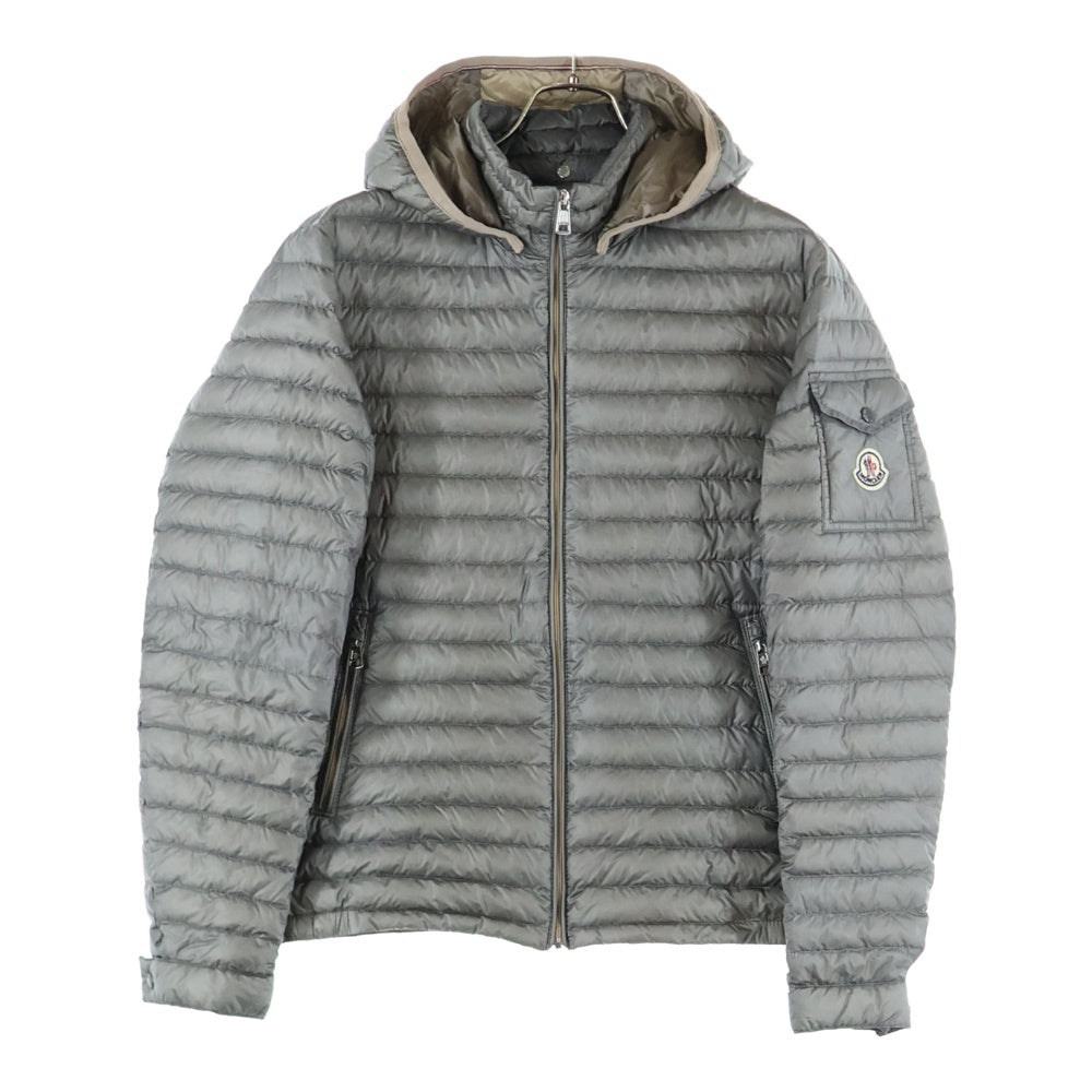 MONCLER(モンクレール) LIONEL リオネル フーデッド ライトダウンジャケット グレー 310914132799