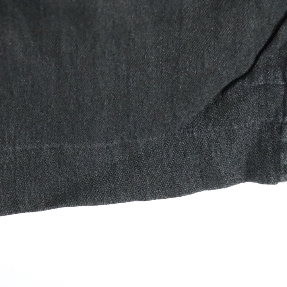 Y's(ワイズ) 06SS ARCHIVE アーカイブ リネン混 ボタンフライ ハーフパンツ グレー MR-P10-315