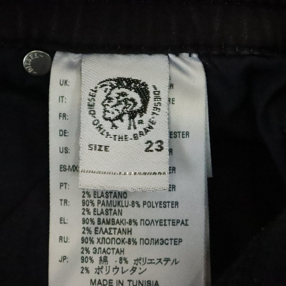 DIESEL(ディーゼル) JOGGJEANS THOMMER ジョグジーンズ スリムテーパードデニムパンツ レディース ブラック 0687Z