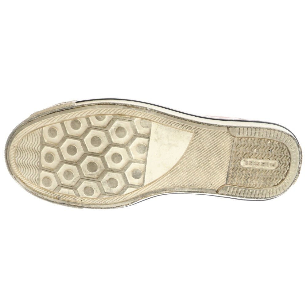 DIESEL(ディーゼル) EXPOSURE IV W ウィメンズ ハイカットスニーカー レッド US8.5/25.5cm