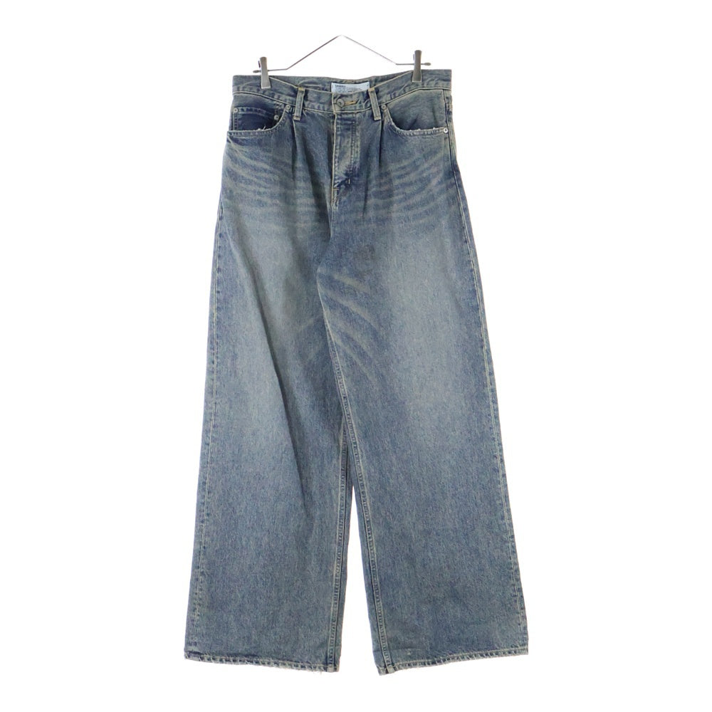 DAIRIKU(ダイリク) 25SS WIDE VINTAGE DENIM PANTS ヴィンテージ加工 ワイドデニムパンツ インディゴ RG-DNM3