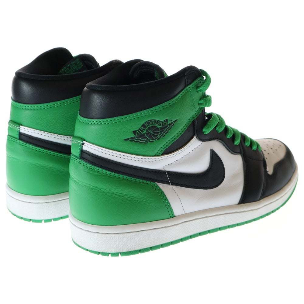 NIKE(ナイキ) AIR JORDAN 1 RETRO HIGH OG LUCKY GREEN エアジョーダン レトロ ラッキーグリーン ハイカットスニーカー グリーン/ホワイト US8.5/26.5cm DZ5485-031
