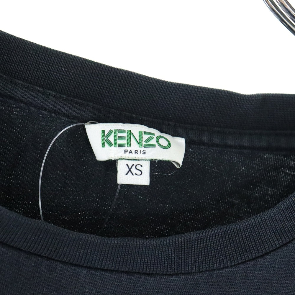 KENZO(ケンゾー) GRADIENT TIGER T-SHIRT グレイディエント タイガー グラフィック クルーネック カットソー 半袖Tシャツ ブラック F962TS8134YE