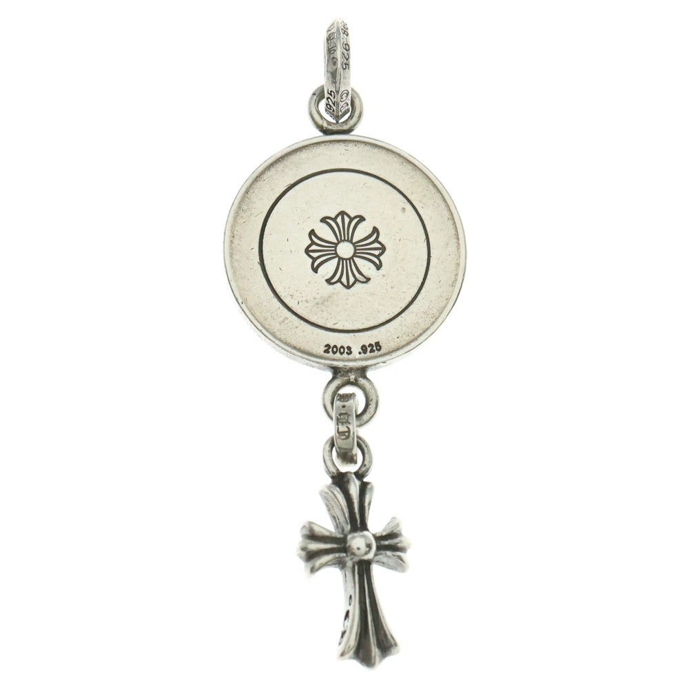 CHROME HEARTS(クロムハーツ) ANGEL MEDAL wCRS BBYFAT エンジェルメダル/ベイビーファットクロス ペンダントトップ シルバー