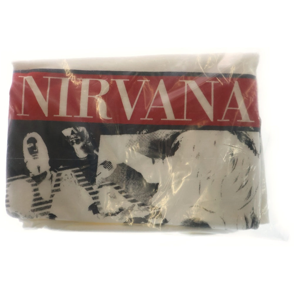 VINTAGE(ヴィンテージ) 90S VINTAGE NIRVANA BOX 2CD SET BLEACH INCESTICIDE ニルヴァーナ ボックス 2CDセット ヴィンテージ プリントTシャツ 半袖カットソー ホワイト