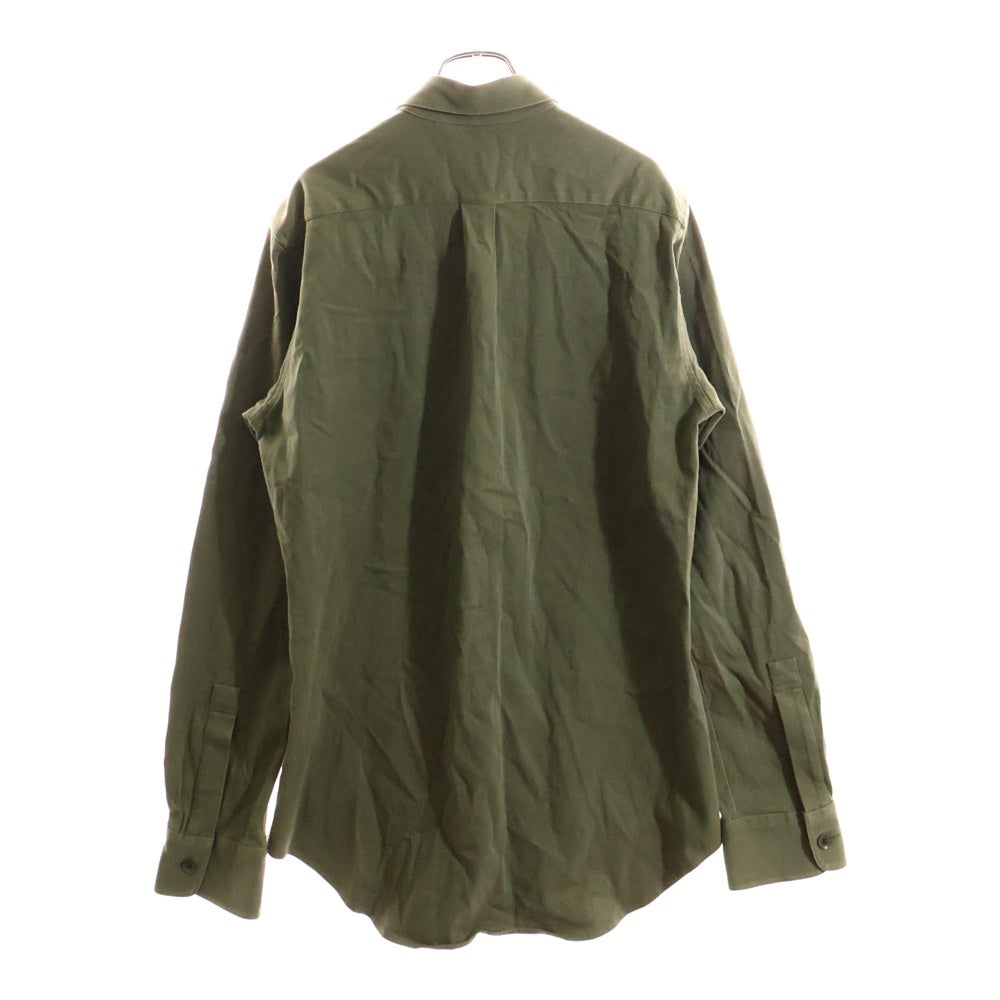Y-3(ワイスリー) オーバーサイズ 長袖 シャツ カーキ M37972