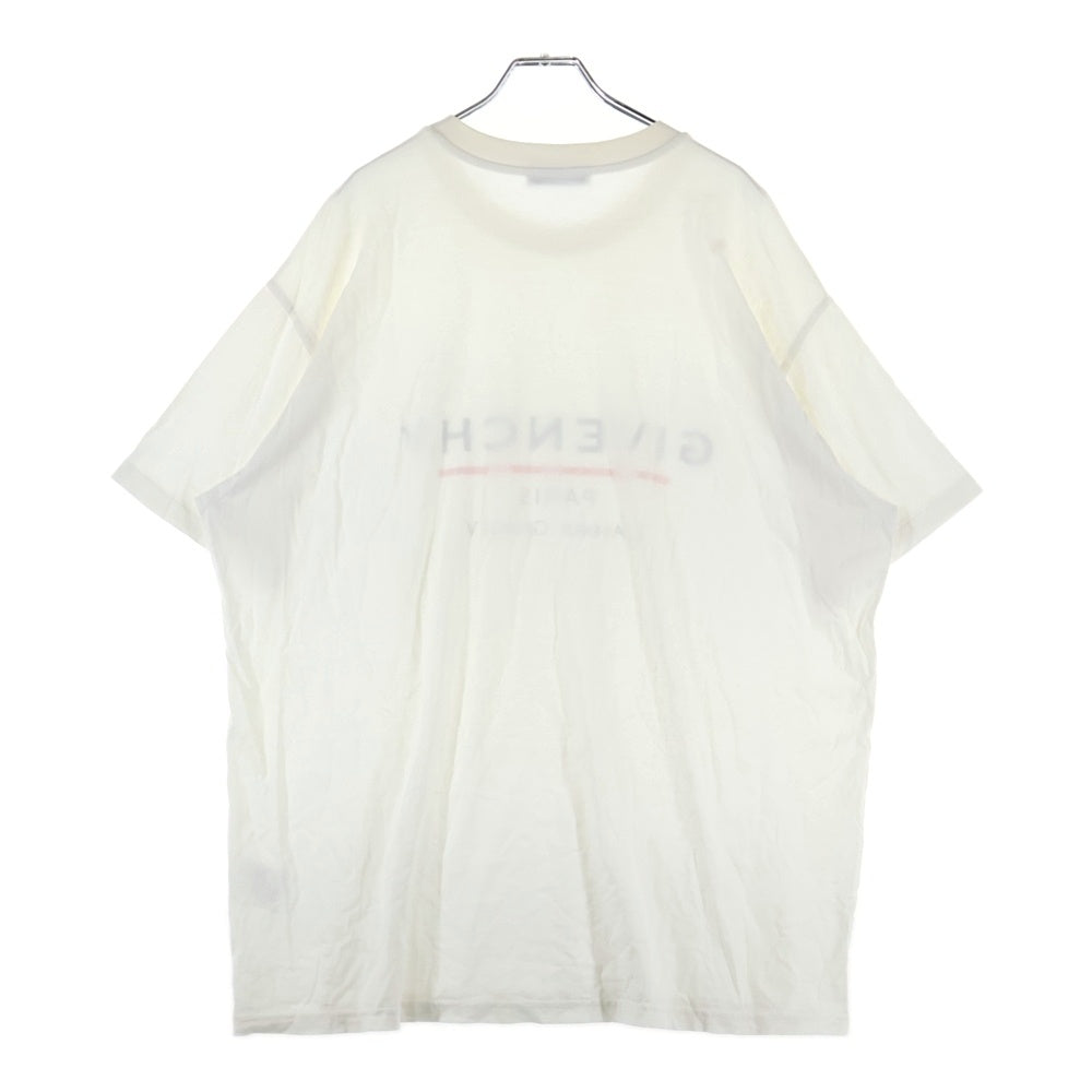 GIVENCHY(ジバンシィ) 20SS アドレスロゴ プリント 半袖 Tシャツ カットソー ホワイト BM70U23002