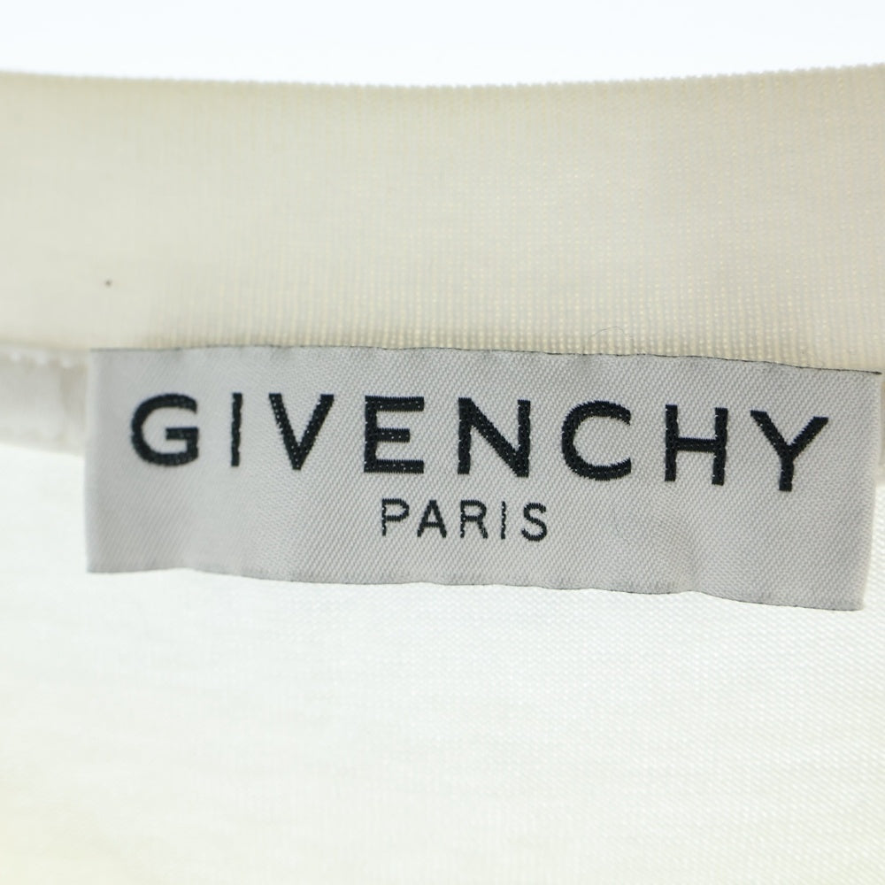 GIVENCHY(ジバンシィ) 20SS アドレスロゴ プリント 半袖 Tシャツ カットソー ホワイト BM70U23002