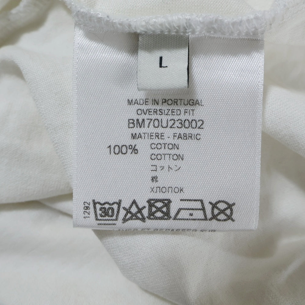 GIVENCHY(ジバンシィ) 20SS アドレスロゴ プリント 半袖 Tシャツ カットソー ホワイト BM70U23002