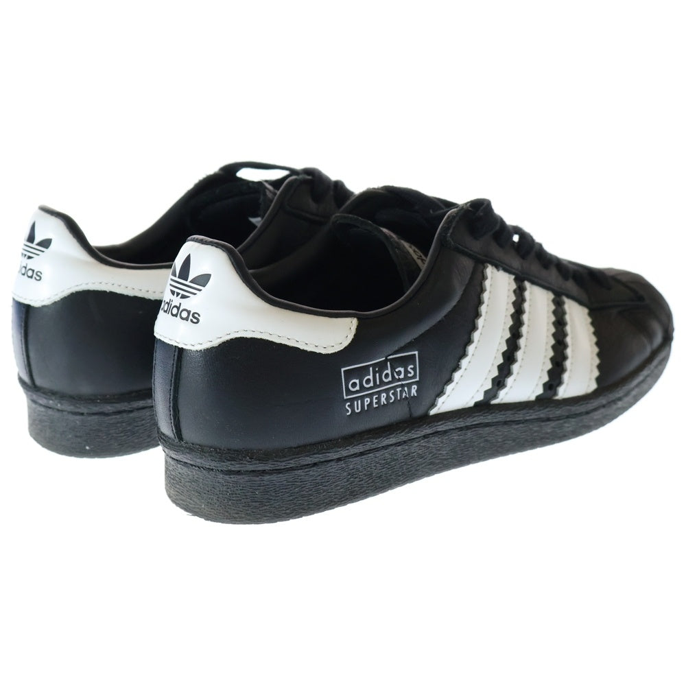 adidas(アディダス) Superstar 80s Enlarged Stripes スーパースター インラージ ストライプ ローカットスニーカー レディース ブラック US5/23cm BD7363