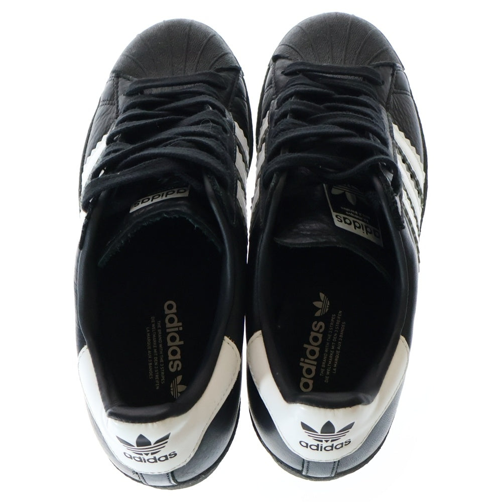 adidas(アディダス) Superstar 80s Enlarged Stripes スーパースター インラージ ストライプ ローカットスニーカー レディース ブラック US5/23cm BD7363