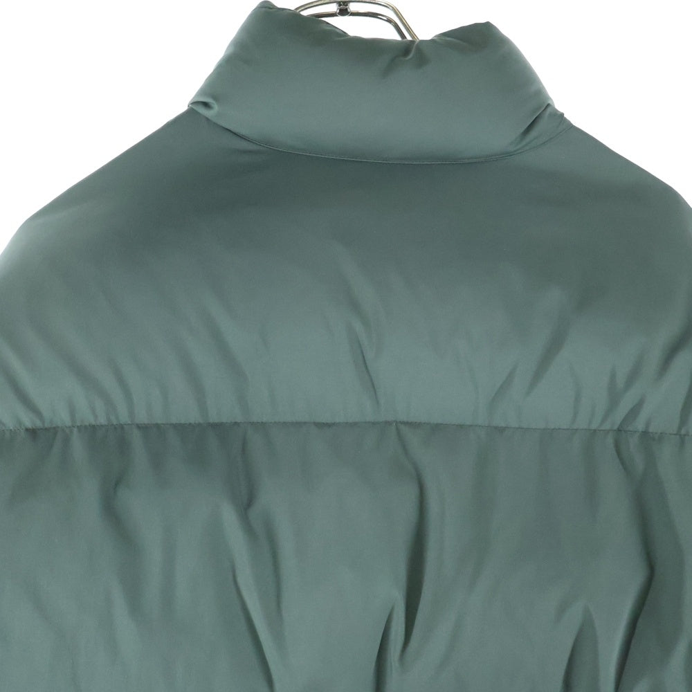 A BATHING APE(アベイシングエイプ) ONE POINT LOOSE FIT DOWN JACKET ワン ポイント ルーズフィット ジップアップ ダウンジャケット グリーン 001HJH801014M