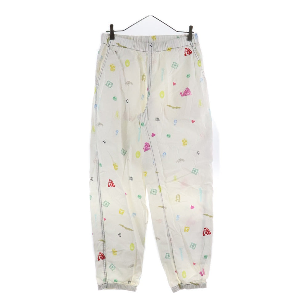 SUPREME(シュプリーム) 19SS Deep Space Skate Pant ディープ スペース 総柄 ドローストリング スケートパンツ ホワイト