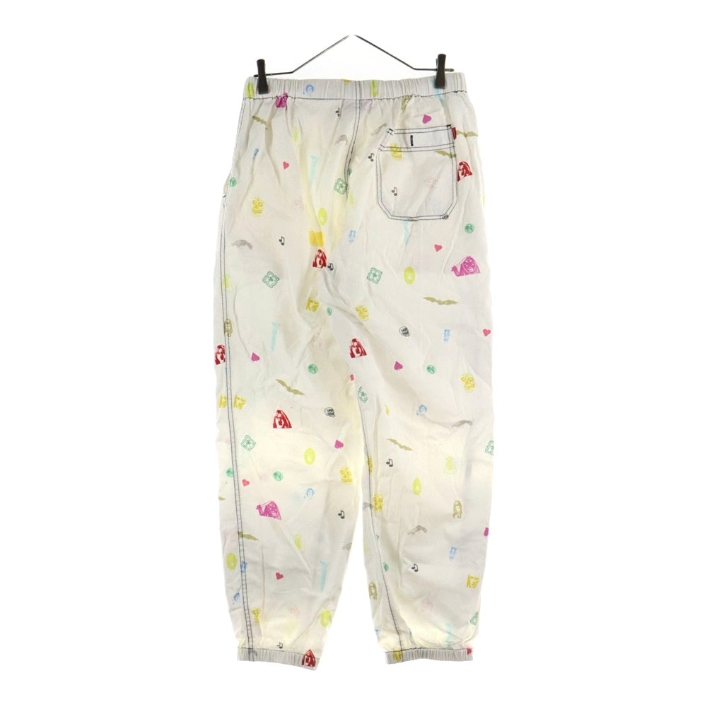 SUPREME(シュプリーム) 19SS Deep Space Skate Pant ディープ スペース 総柄 ドローストリング スケートパンツ ホワイト
