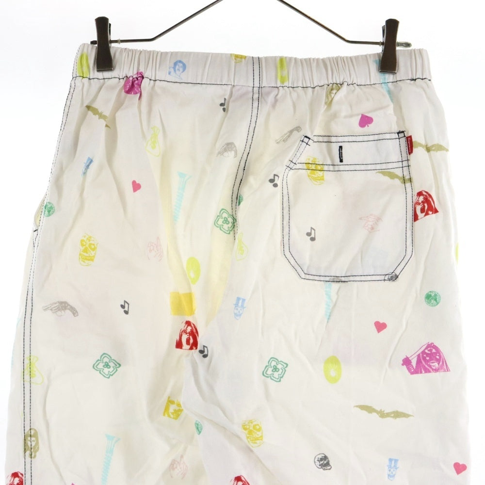 SUPREME(シュプリーム) 19SS Deep Space Skate Pant ディープ スペース 総柄 ドローストリング スケートパンツ ホワイト