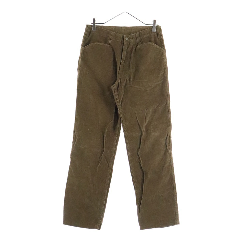 BEN DAVIS(ベンデイビス) マルチポケット ジップアップ コーデュロイ ストレートパンツ ブラウン BDW-510