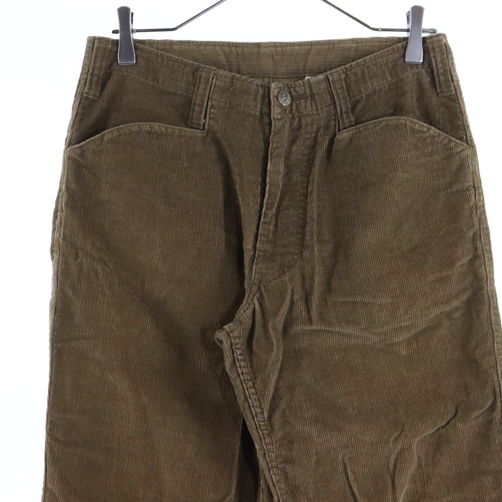 BEN DAVIS(ベンデイビス) マルチポケット ジップアップ コーデュロイ ストレートパンツ ブラウン BDW-510