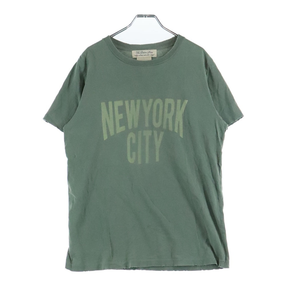 REMI RELIEF(レミ レリーフ) NEWYORKCITY ニューヨークシティー フロントロゴ クルーネック カットソー 半袖Tシャツ グリーン