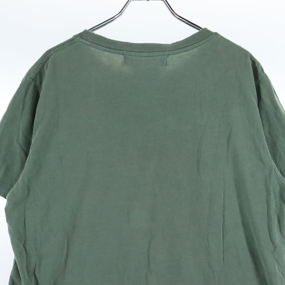 REMI RELIEF(レミ レリーフ) NEWYORKCITY ニューヨークシティー フロントロゴ クルーネック カットソー 半袖Tシャツ グリーン