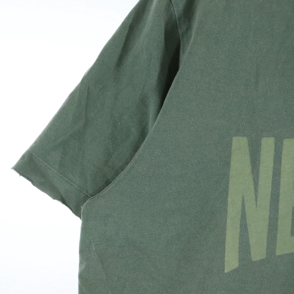 REMI RELIEF(レミ レリーフ) NEWYORKCITY ニューヨークシティー フロントロゴ クルーネック カットソー 半袖Tシャツ グリーン