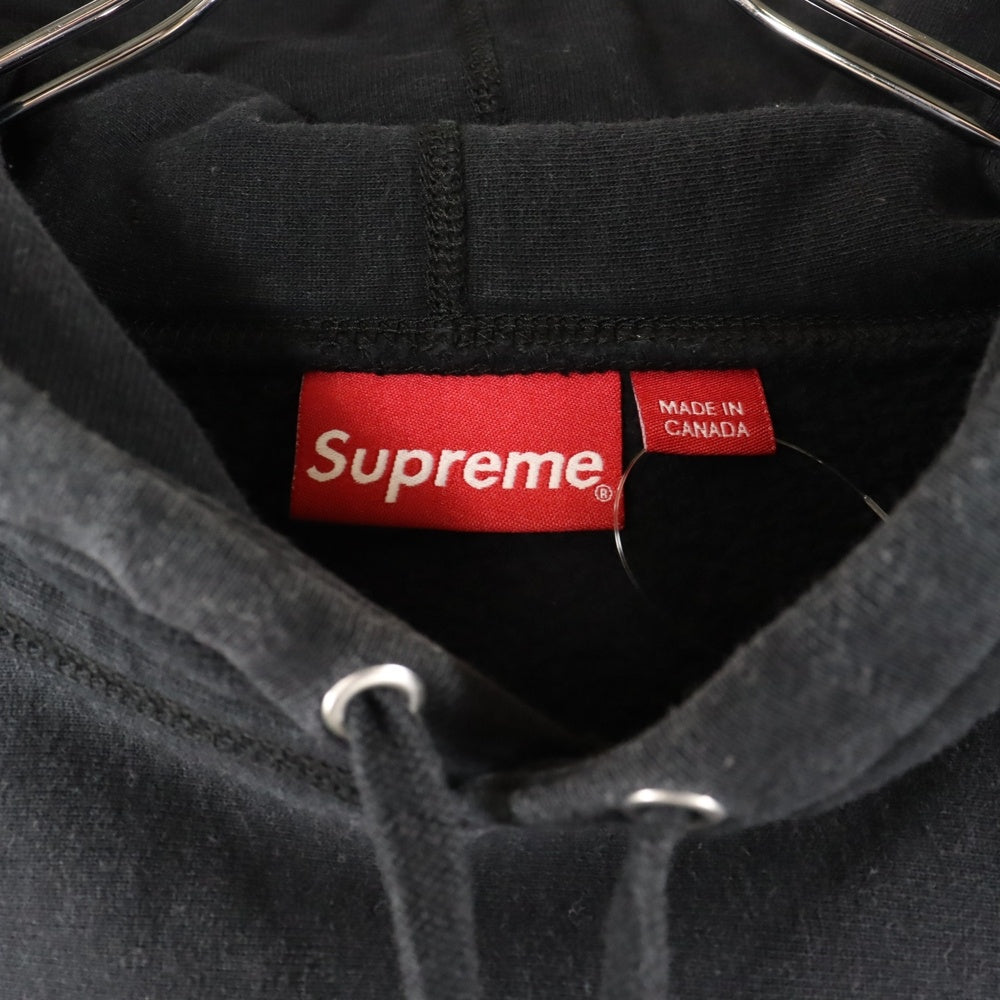 SUPREME(シュプリーム) 21SS ×KAWS Chalk Logo Hooded Sweatshirt カウズ チョークボックロゴ プルオーバー スウェット パーカー ブラック