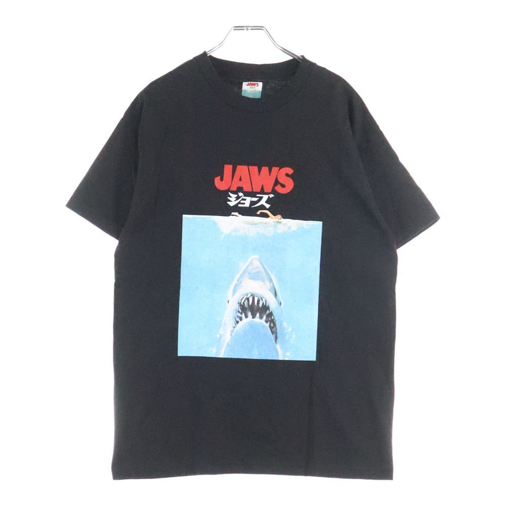 WACKO MARIA(ワコマリア) 25SS ×JAWS CREW NECK T-SHIRT ジョーズ クルーネック カットソー 半袖Tシャツ ブラック JAWS-WM-TEE01