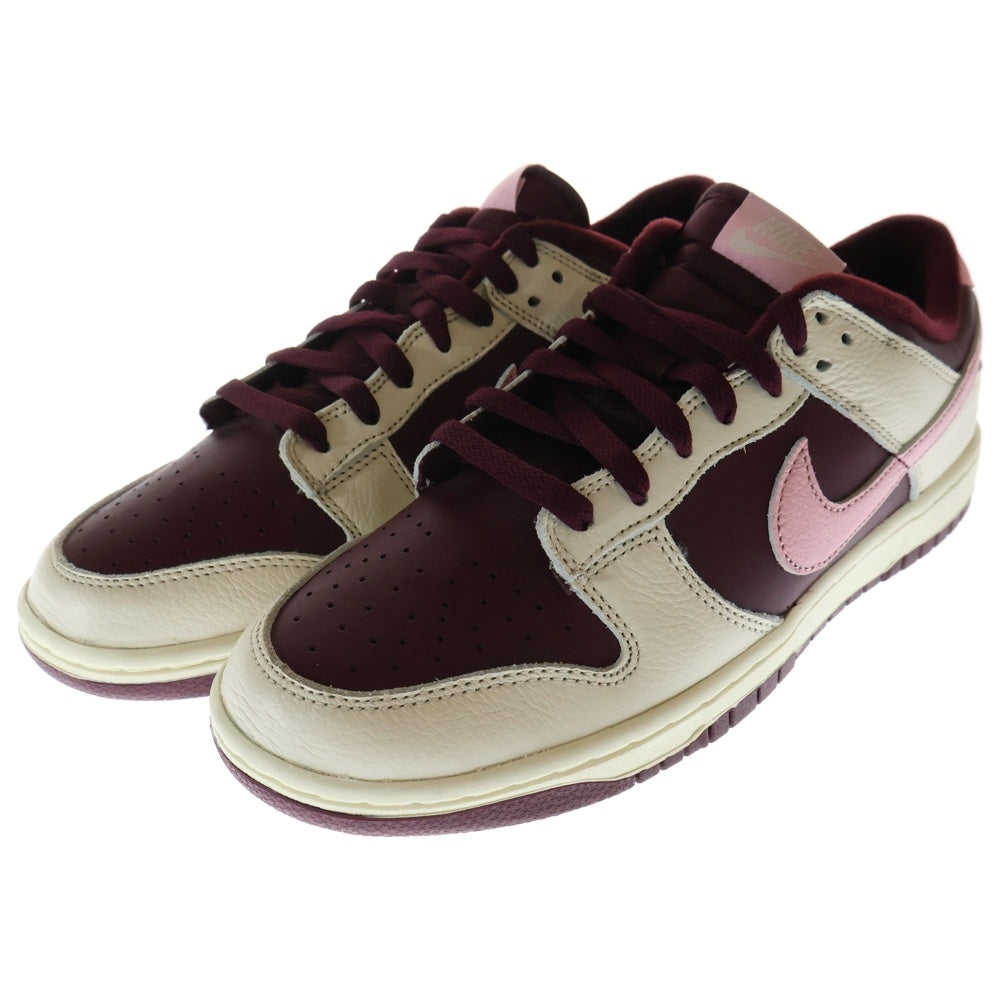NIKE(ナイキ) DUNK LOW VALENTINE'S DAY ダンク バレンタインデー ローカットスニーカー ベージュ/バーガンディー US9.5/27.5cm DR9705-100