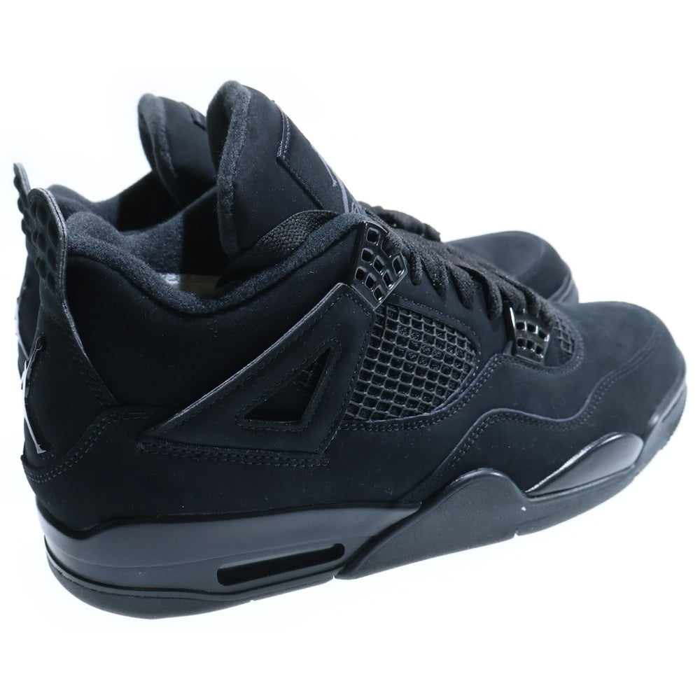 NIKE(ナイキ) AIR JORDAN 4 BLACK CAT ジョーダン4 ブラックキャット ハイカットスニーカー ブラック US9.5/27.5cm CU1110-010