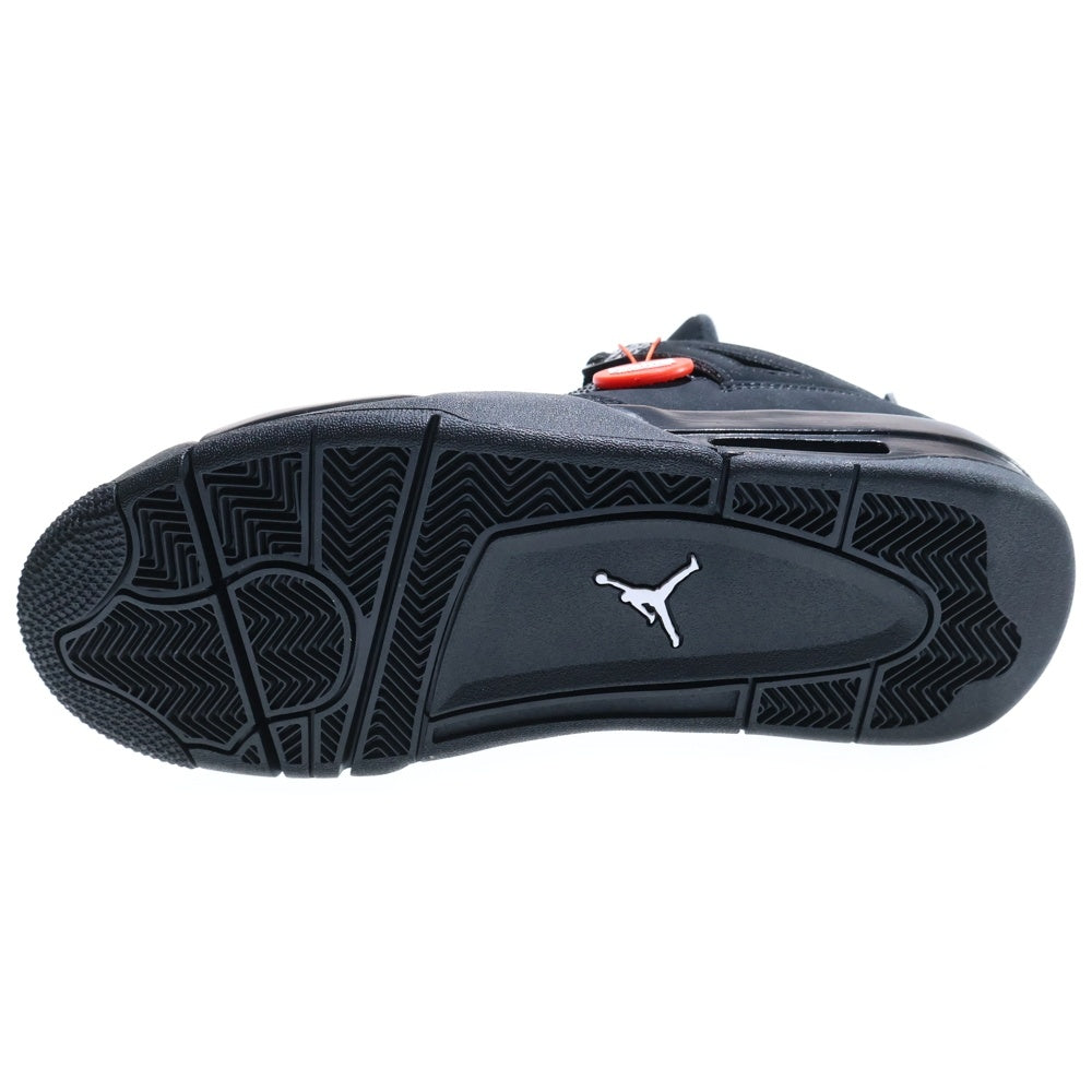 NIKE(ナイキ) AIR JORDAN 4 BLACK CAT ジョーダン4 ブラックキャット ハイカットスニーカー ブラック US9.5/27.5cm CU1110-010